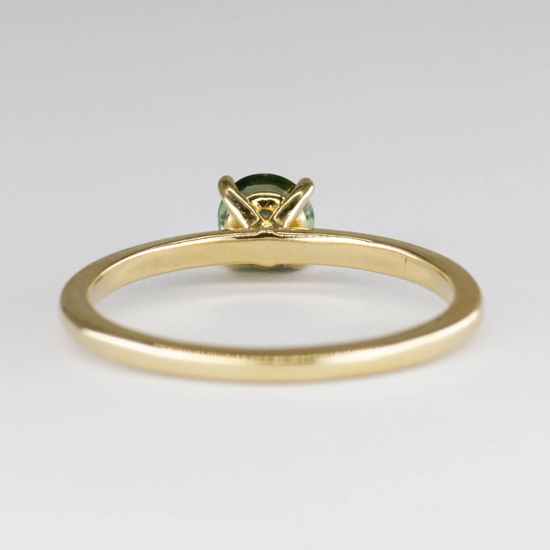 100 Ways' 14k Yellow Gold Sapphire Solitaire Ring | 0.25ct | SZ 6.75