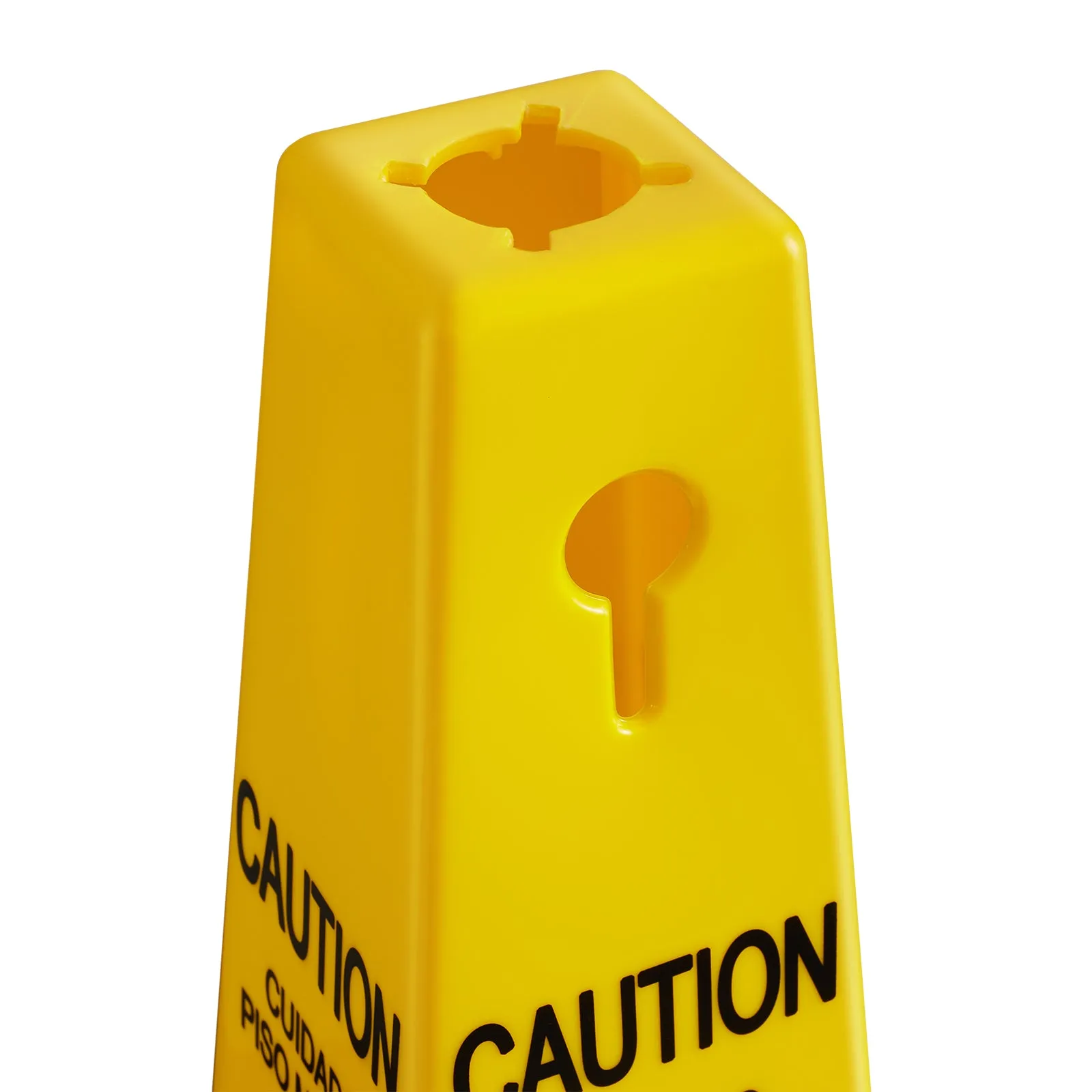 3 Pack- 26" Yellow Caution Wet Floor Cones - English/Spanish- Dryser