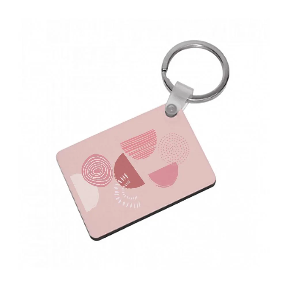 Abstract Geometric I Keyring