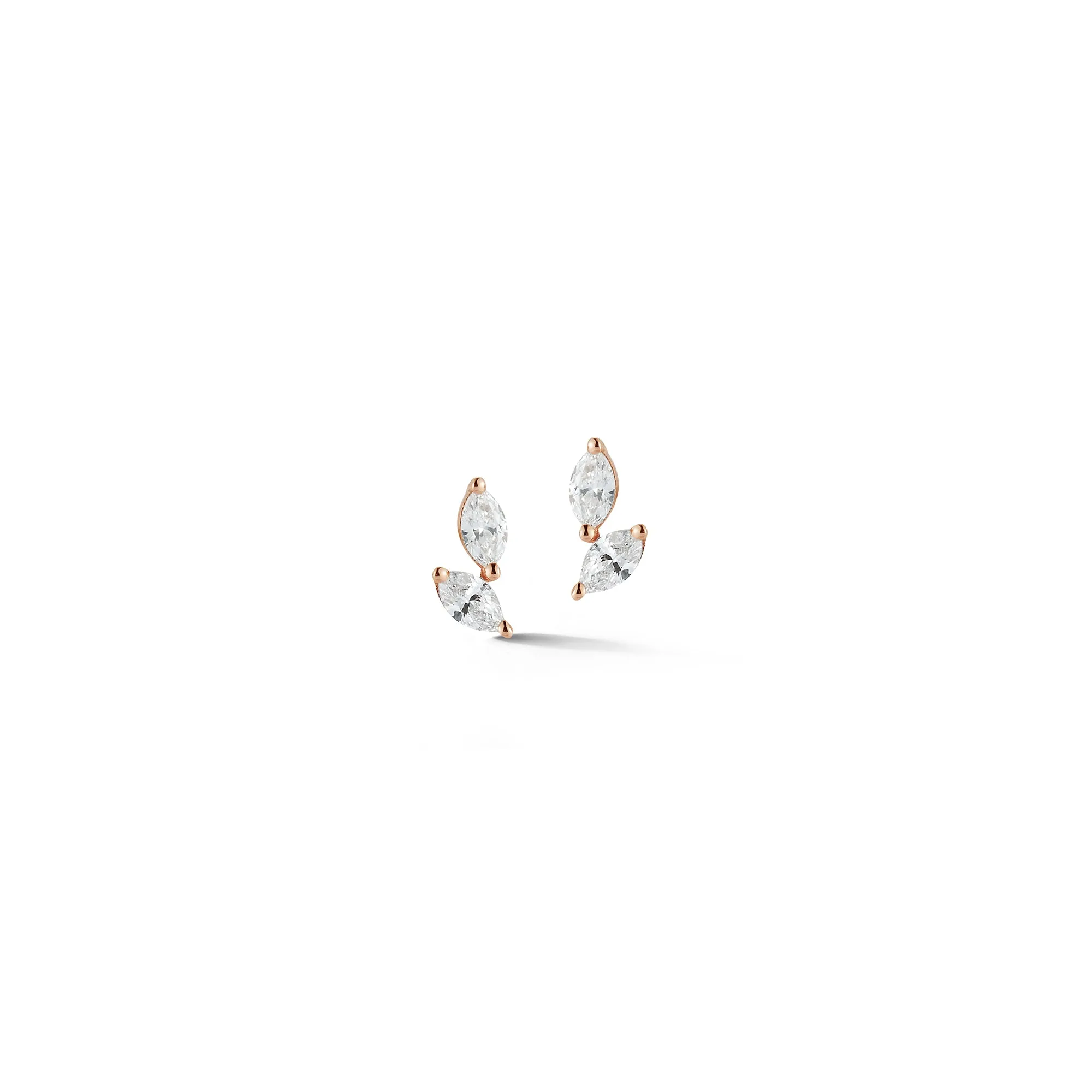 Alexa Jordyn Marquise Diamond Drift Studs