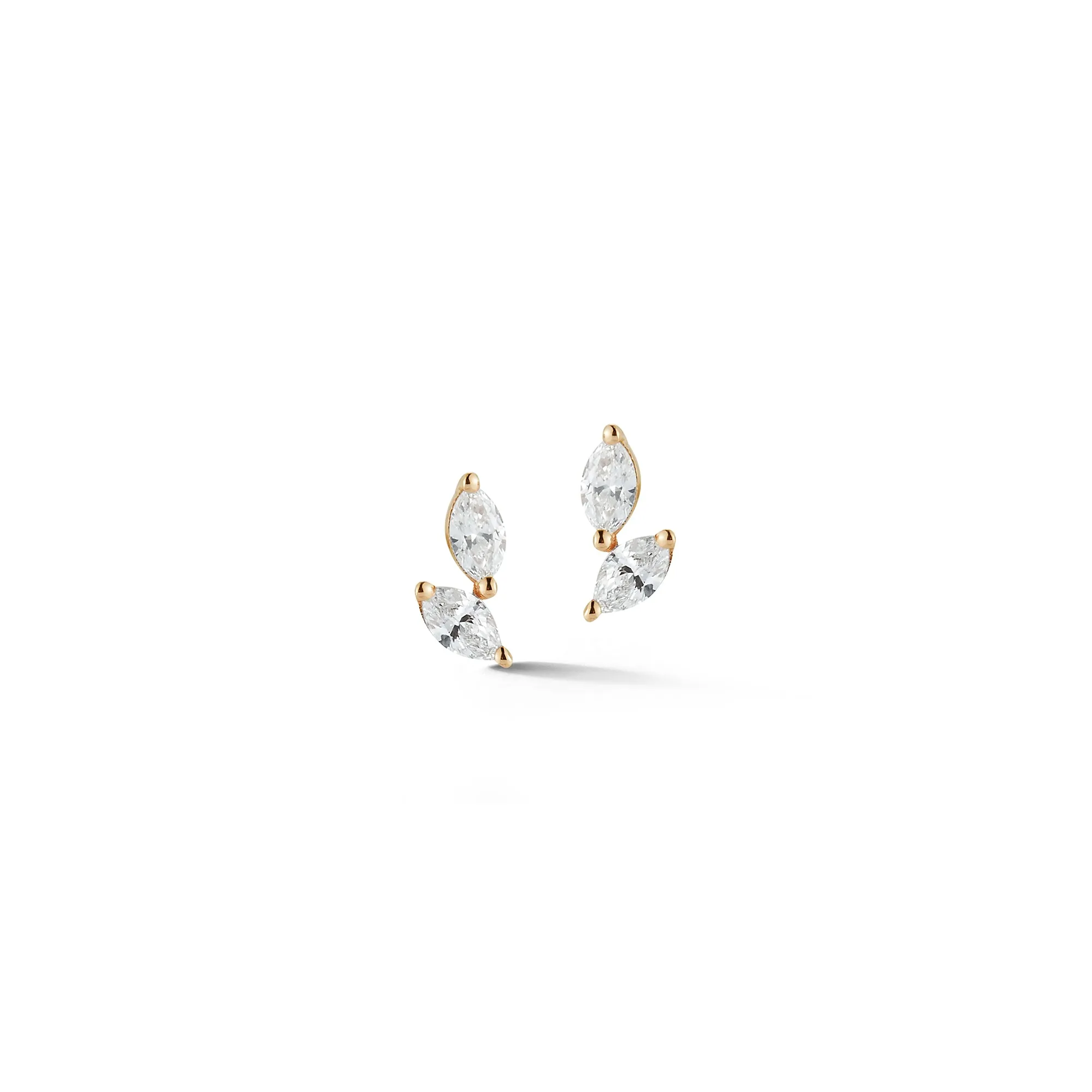 Alexa Jordyn Marquise Diamond Drift Studs