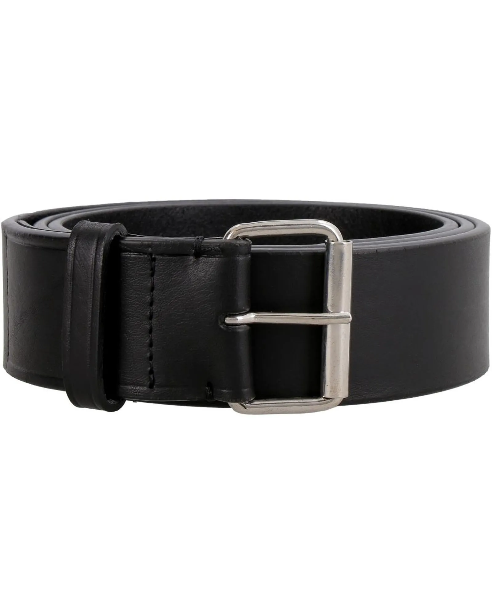 Ami Paris Leather Belt for Men Black