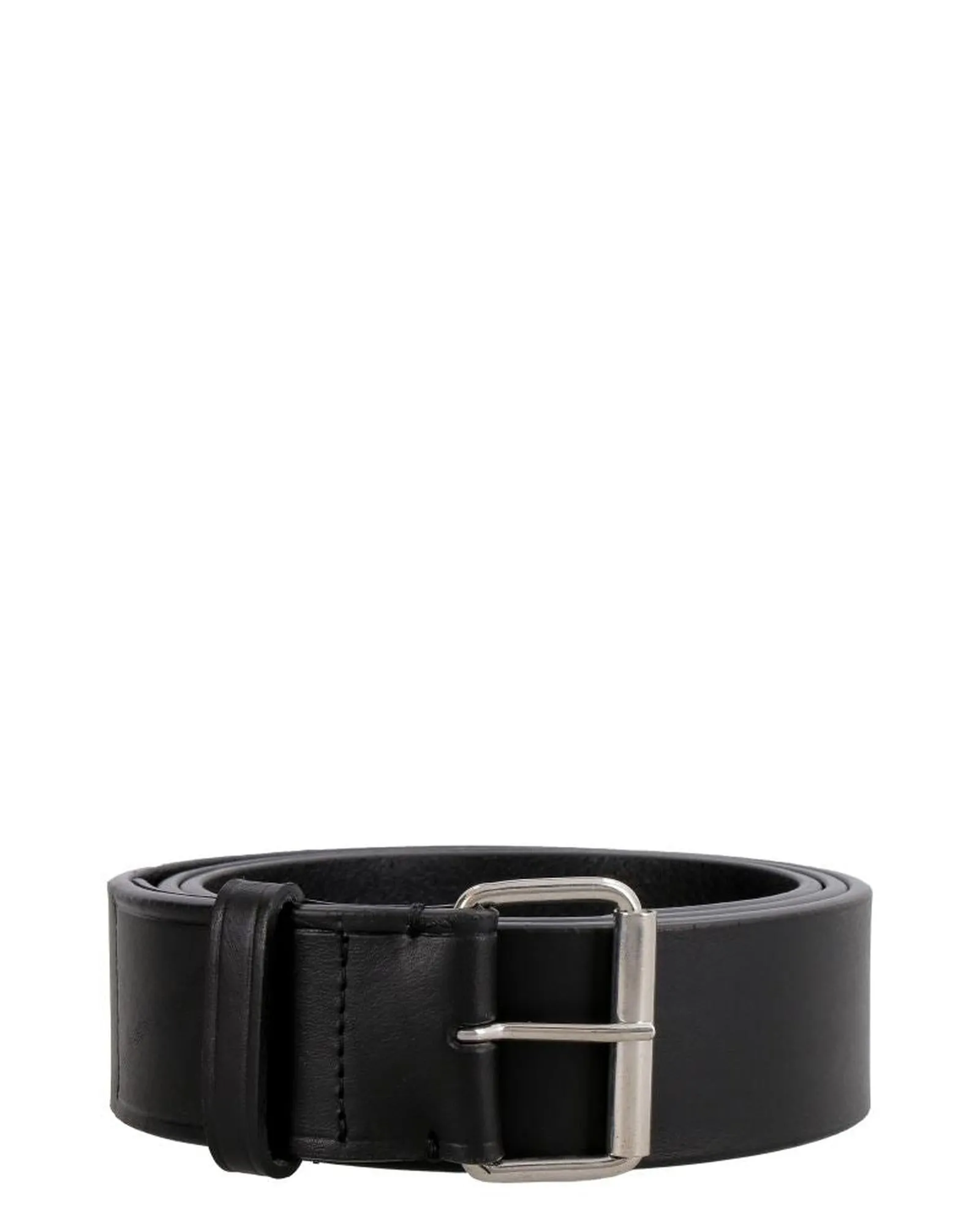 Ami Paris Leather Belt for Men Black