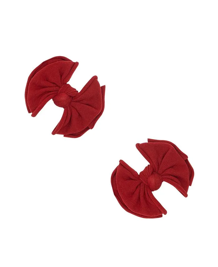 Baby Bling 2pk Baby FAB Bow Clips: Sienna