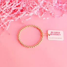 Beaded Blondes | 5MM Gold Beaded Bracelet