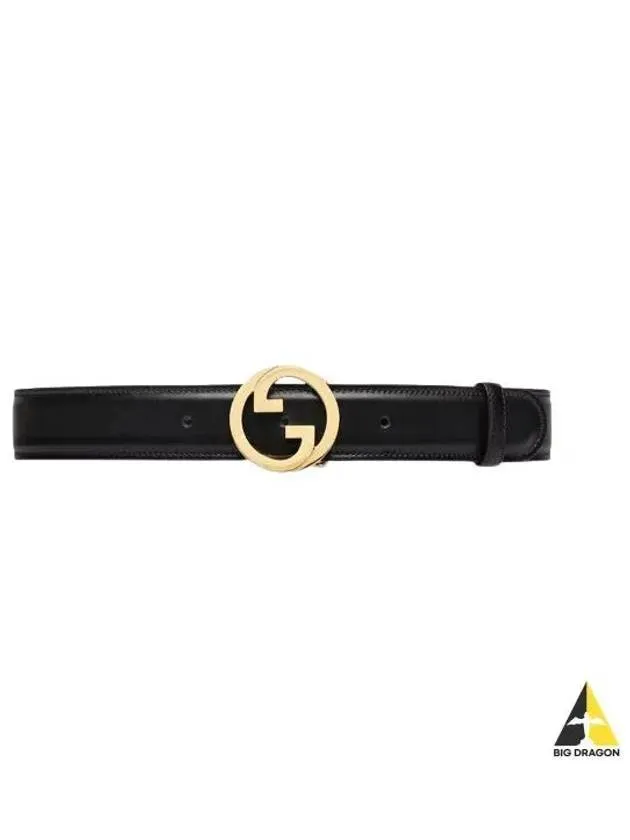 Blondie Leather Belt Black