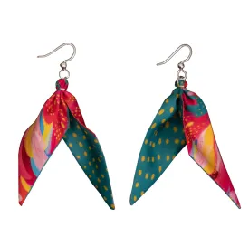 Brushstrokes Silk Earrings