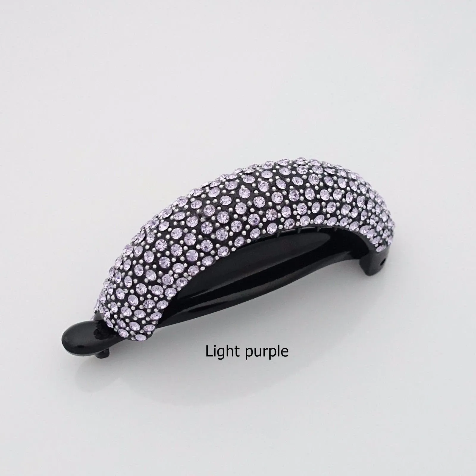 color rhinestone mounted hair moon hair claw clip dazzling hair claw clip