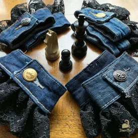 Denim Wrist Cuffs