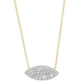 Diamond Evil Eye Necklace