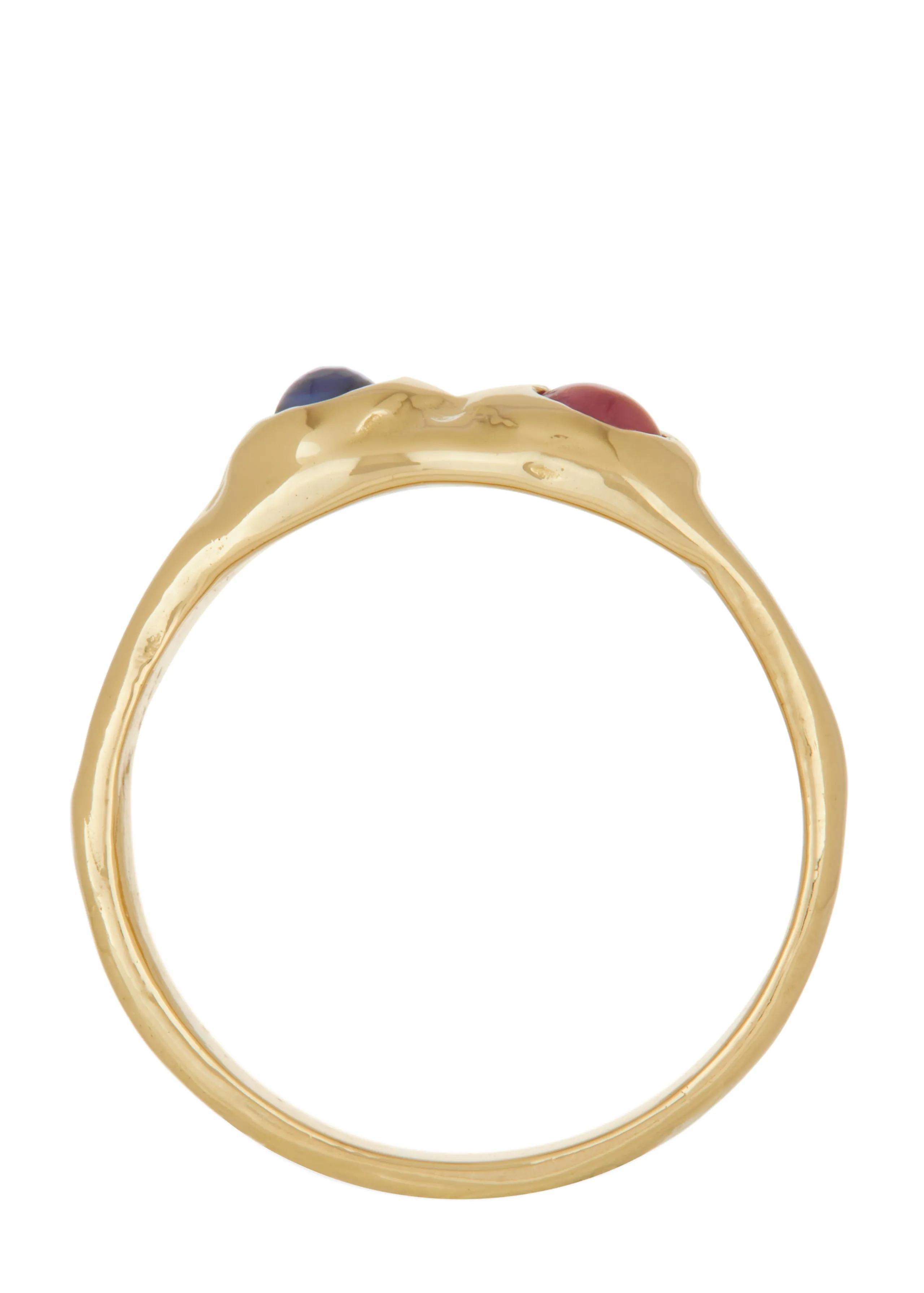 Felt Ring Divine 14k - Ruby & Sapphire