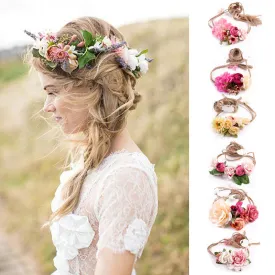 Floral Wreath Bride Wedding Headband