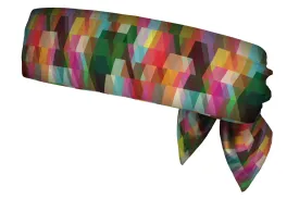 Geometric Rainbow Head Tie (SKU 1101 HTB)