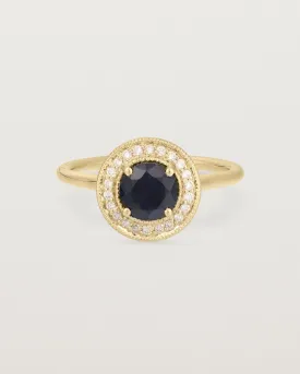 Imogen Halo Ring | Australian Sapphire & Diamonds