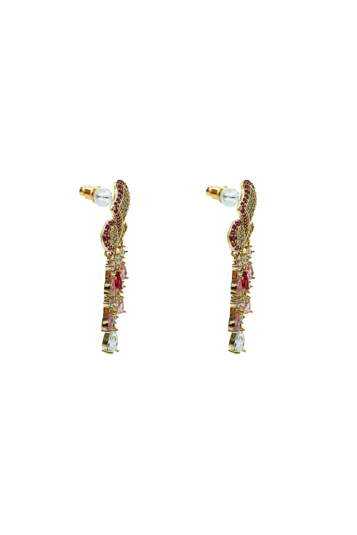 Mariposa Rosy Butterfly Earrings