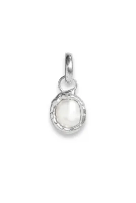 Pearl Charm in Silver