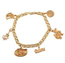 University of Florida 14K Gold Charm Bracelet